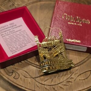 Gold Holiday Ornament